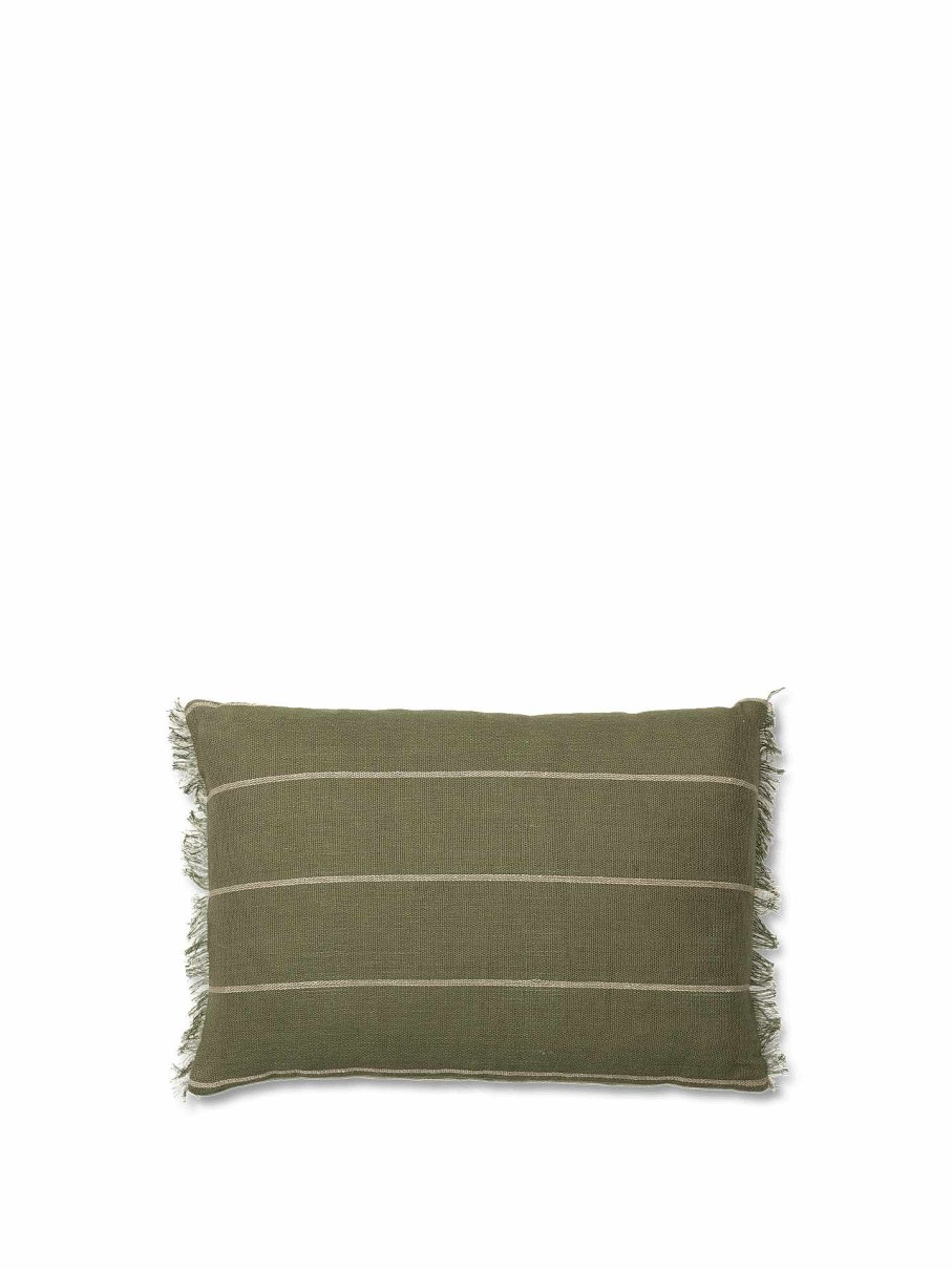 Textiles Ferm Living | Calm Cushion - Rectangular /Off-White Olive