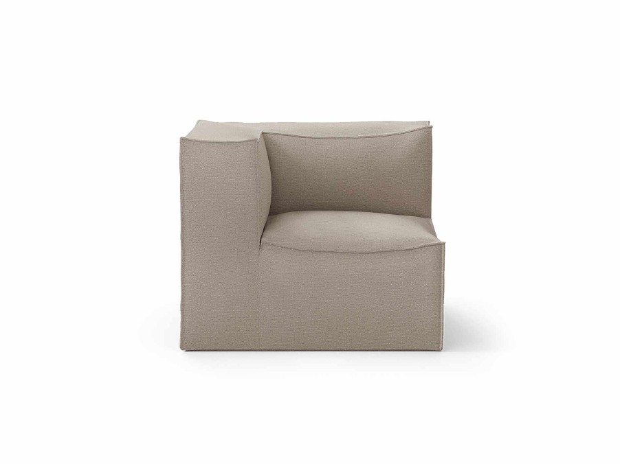 Furniture Ferm Living | Catena Sofa Connect Corner S200 Cotton Linen Natural