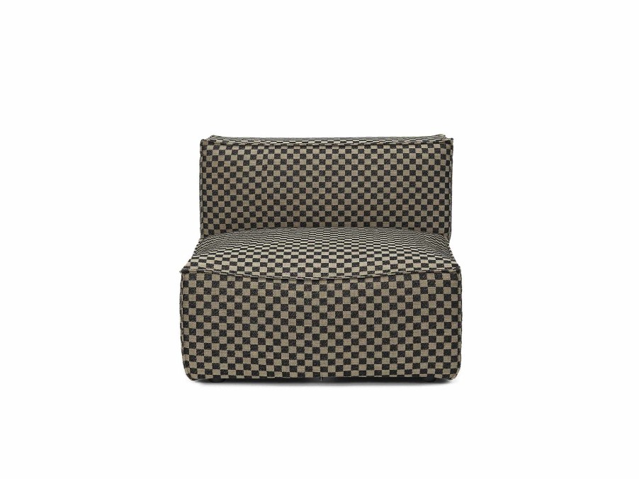 Furniture Ferm Living | Catena Sofa Center S100 Check Sand/Black