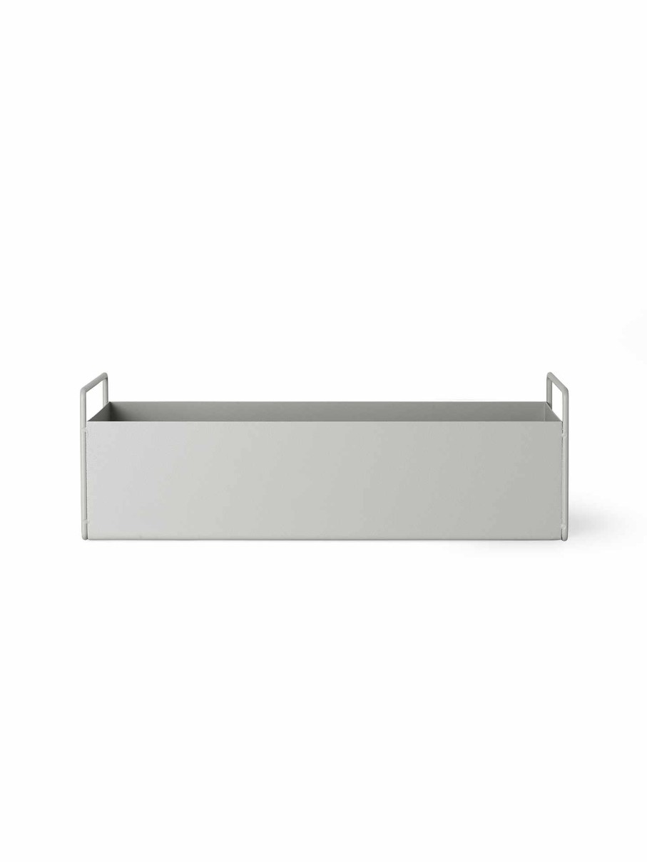 Green Living Ferm Living | Plant Box - Small Light Grey