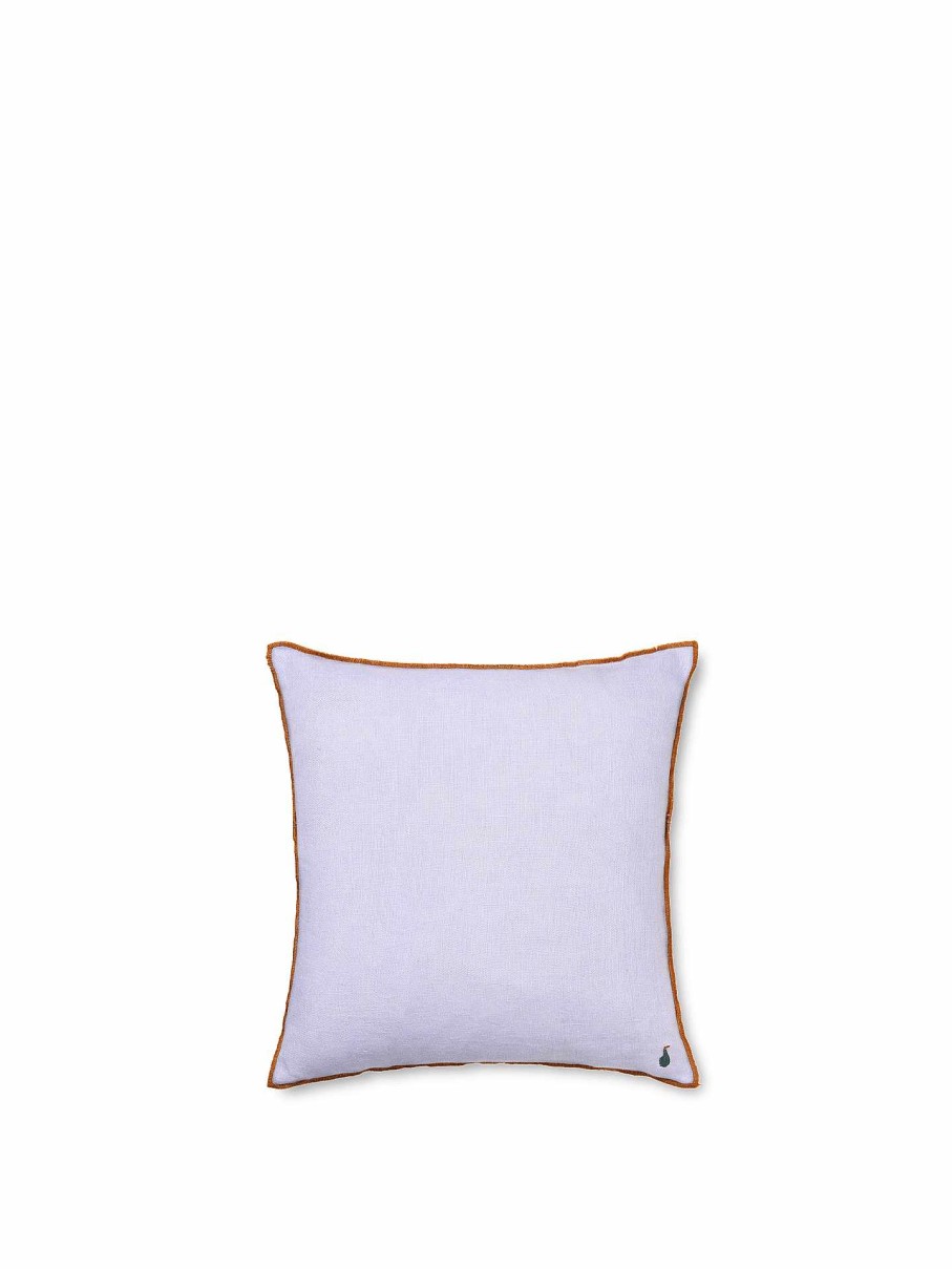 Kids Ferm Living | Contrast Linen Cushion Lilac