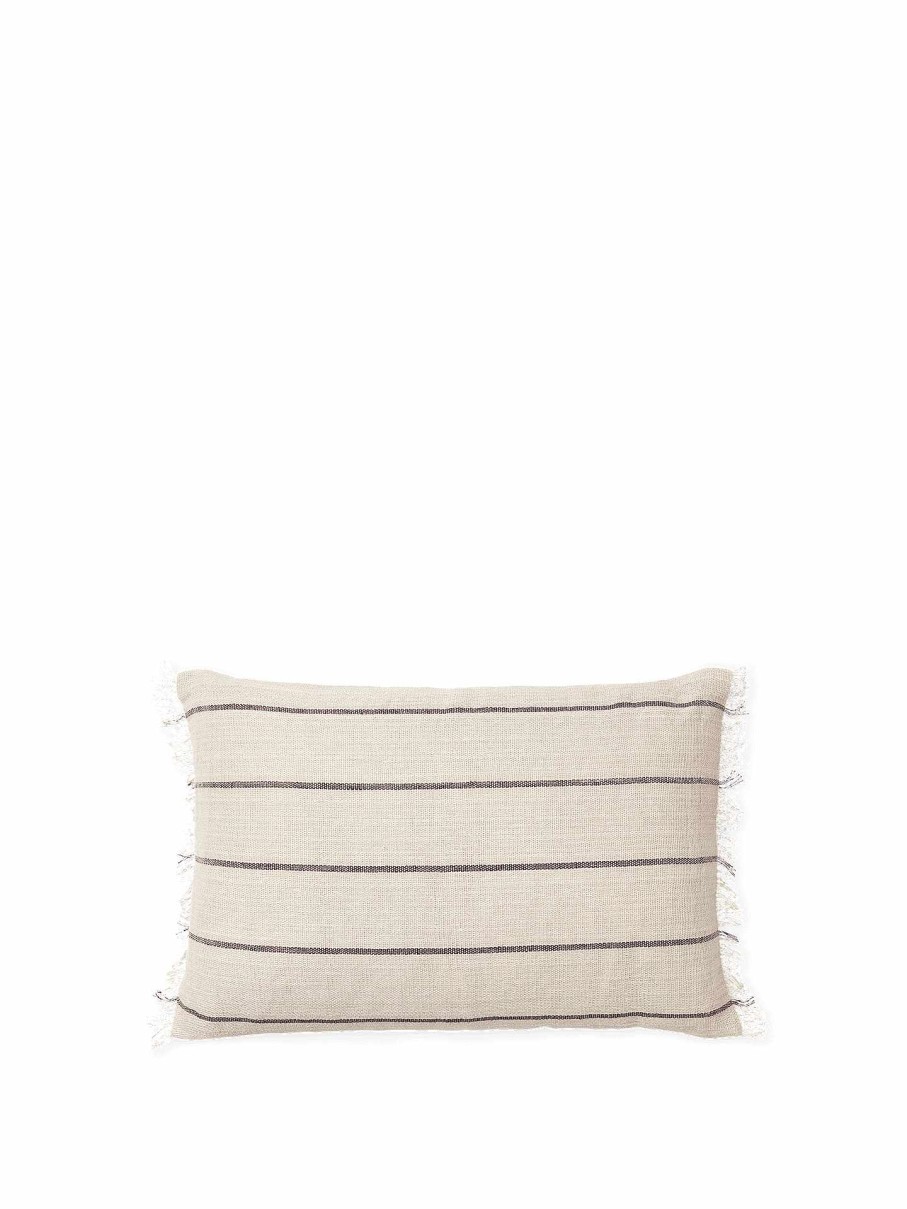 Textiles Ferm Living | Calm Cushion - Rectangular /Black Camel