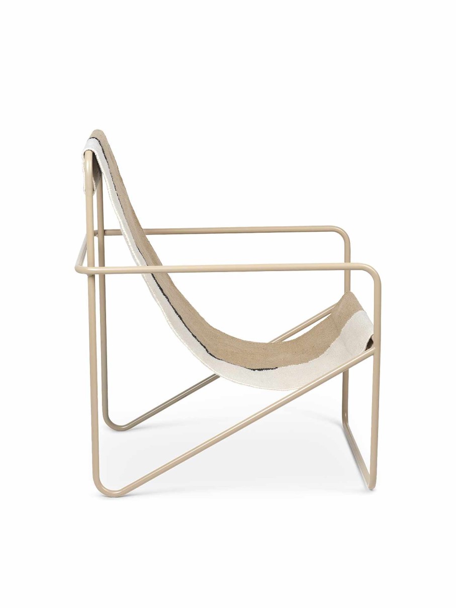 Outdoor Living Ferm Living | Desert Lounge Chair - Cashmere/Soil Light Beige