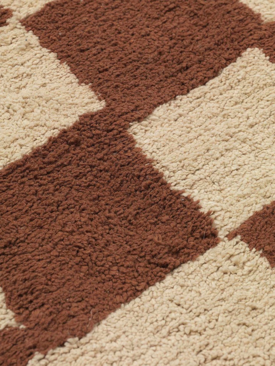 Rugs Ferm Living | Mara Washable Rug /Warm Sand Rust