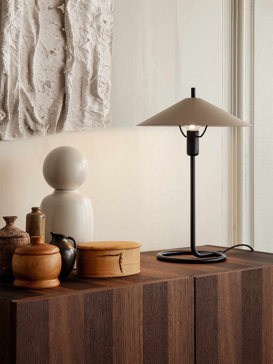 Lighting Ferm Living | Filo Table Lamp - Black/ Cashmere