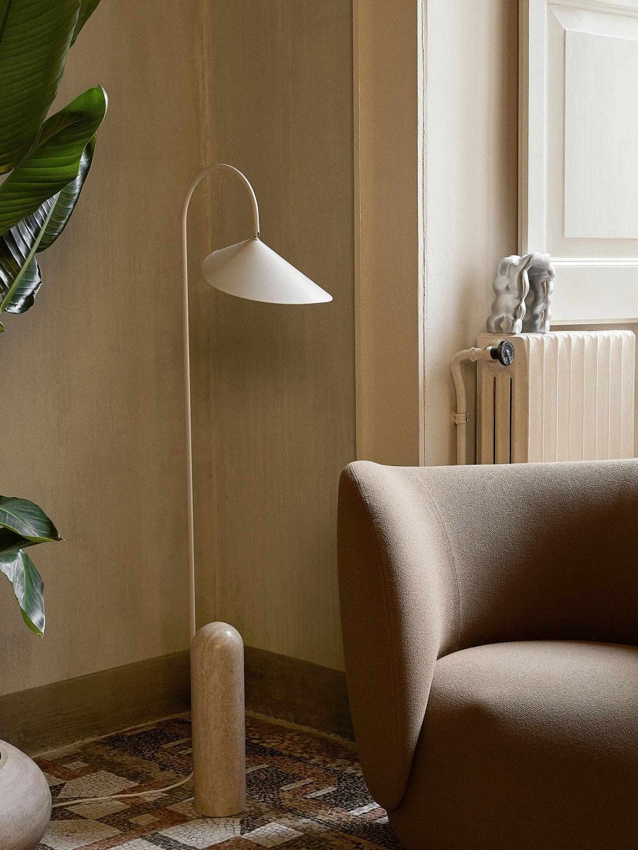 Lighting Ferm Living | Arum Floor Lamp Cashmere