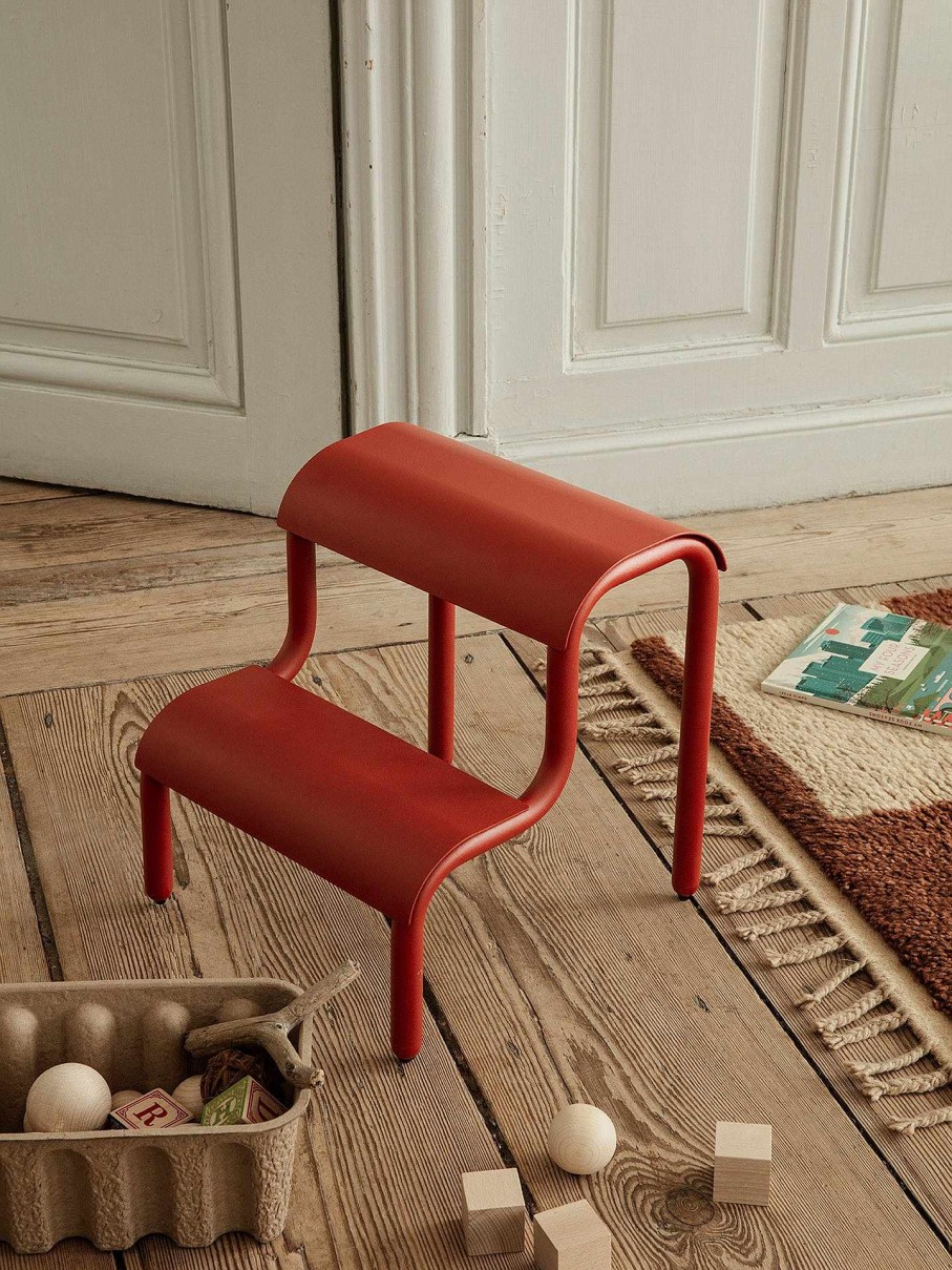 Furniture Ferm Living | Up Step Stool Poppy Red