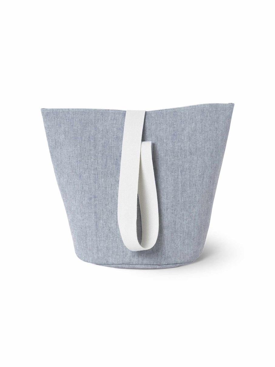 Textiles Ferm Living | Chambray Basket Blue