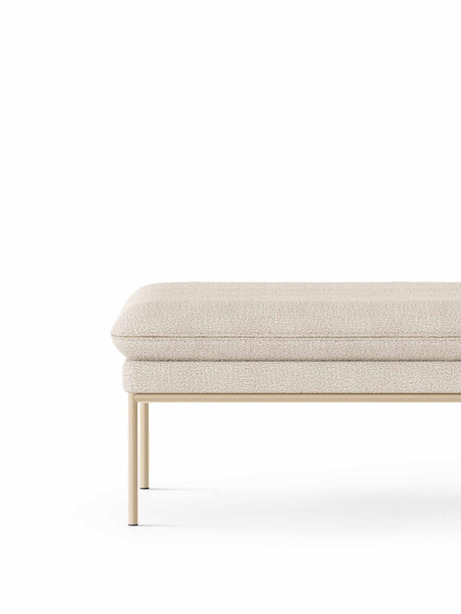 Furniture Ferm Living | Turn Pouf - Cashmere - Boucle - Off-White Offwhite