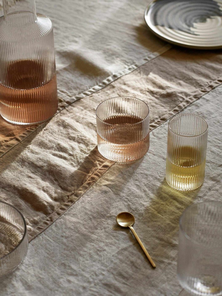 Kitchen Ferm Living | Ripple Verrines - Set Of 4 Clear