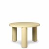 Furniture Ferm Living | Post Coffee Table - Small - Lemonade Yellow