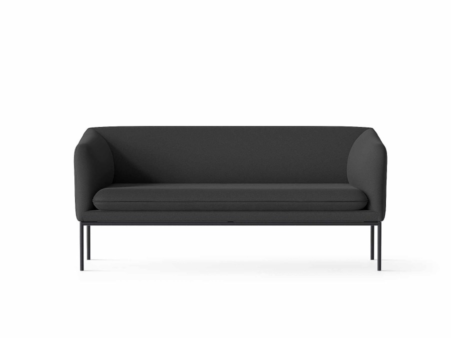 Furniture Ferm Living | Turn Sofa 2 - Black - Focus Grey