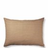 Textiles Ferm Living | Brown Cotton Cushion Large - Lines