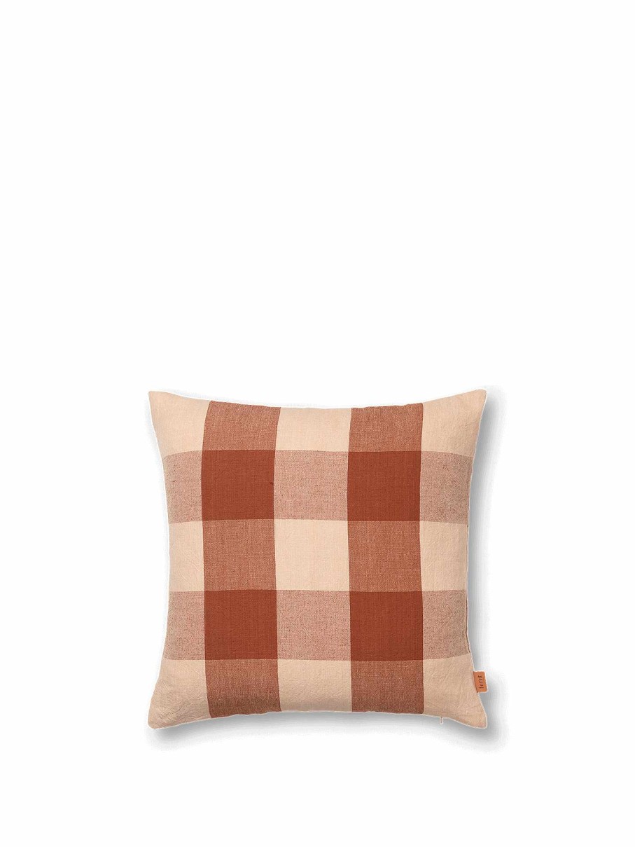 Textiles Ferm Living | Grand Cushion /Rust Rose