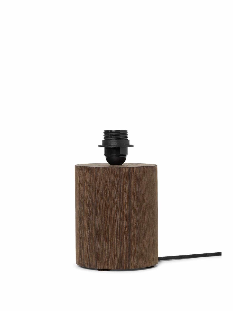 Lighting Ferm Living | Post Table Lamp Base - Solid Dark Brown