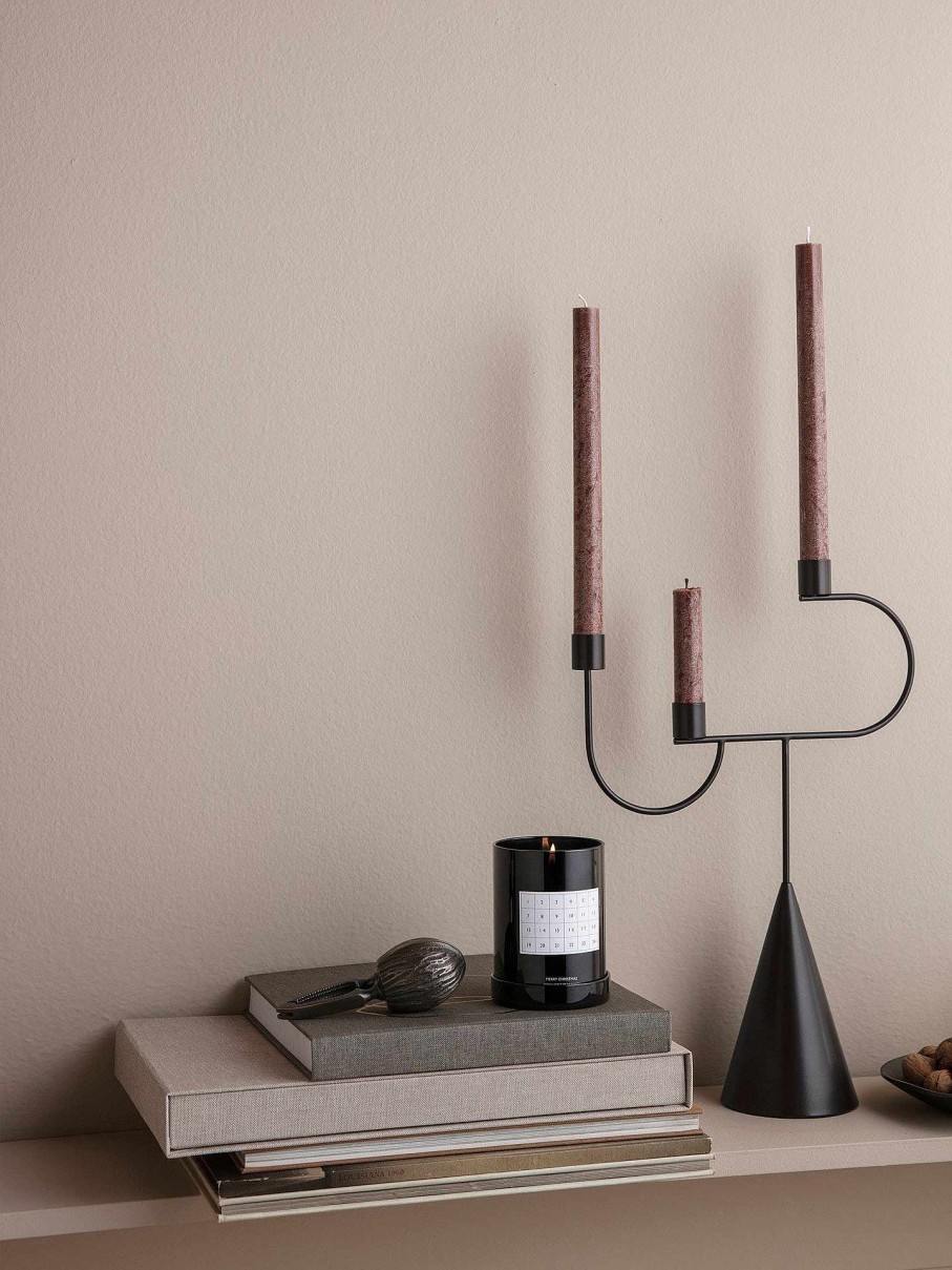 Accessories And Decorations Ferm Living | Avant Candelabra Black