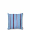 Textiles Ferm Living | Grand Cushion - Faded /Burgundy Blue