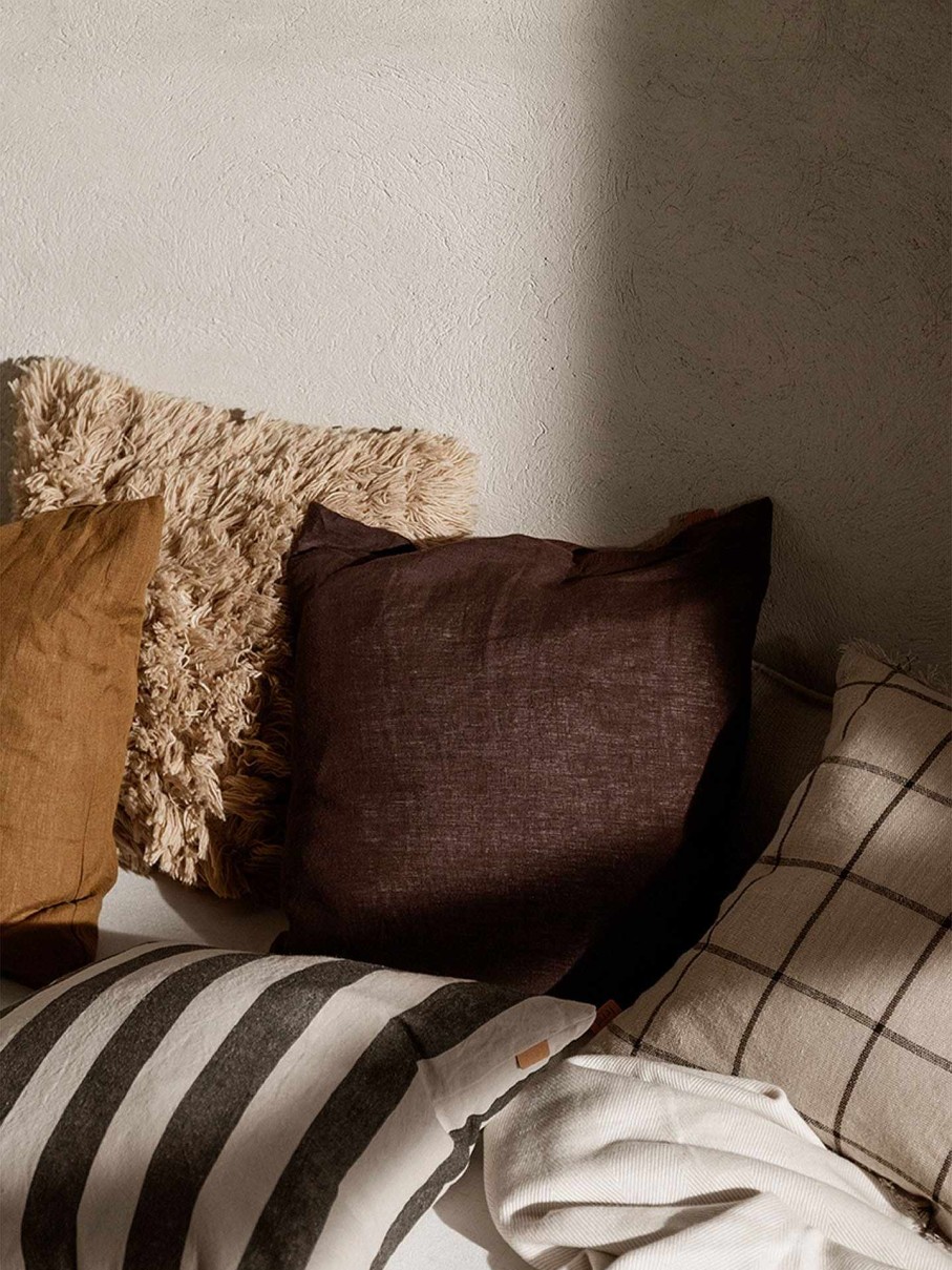 Textiles Ferm Living | Grand Cushion /Black Sand