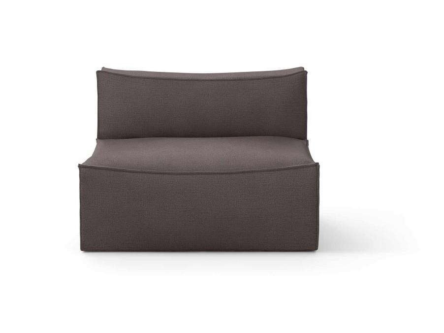 Furniture Ferm Living | Catena Sofa Center L100 Hot M. - Brown Dusty Brown