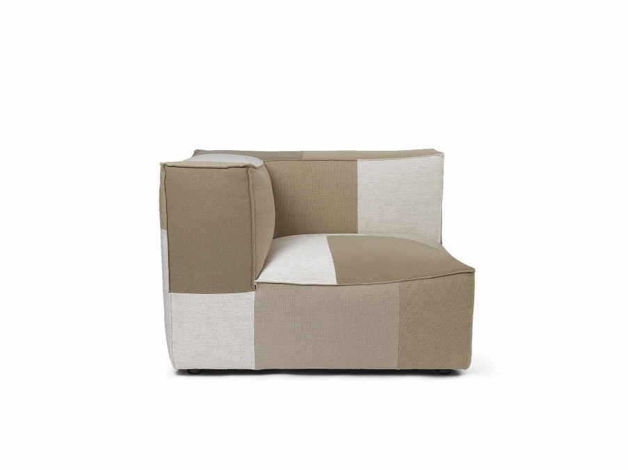 Furniture Ferm Living | Catena Sofa Connecting Corner Module L200 Patchwork Sand/Off-White