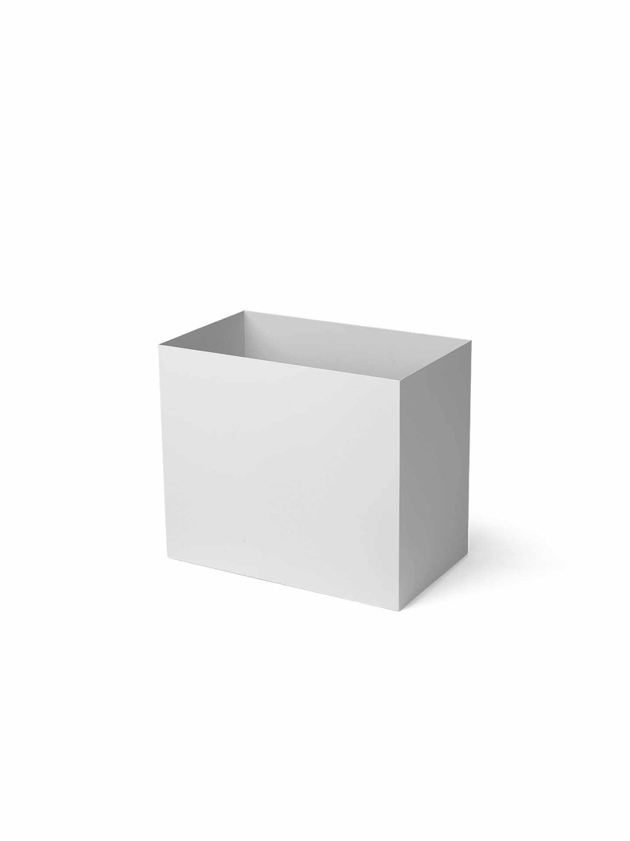 Green Living Ferm Living | Plant Box Pot - Large Light Grey