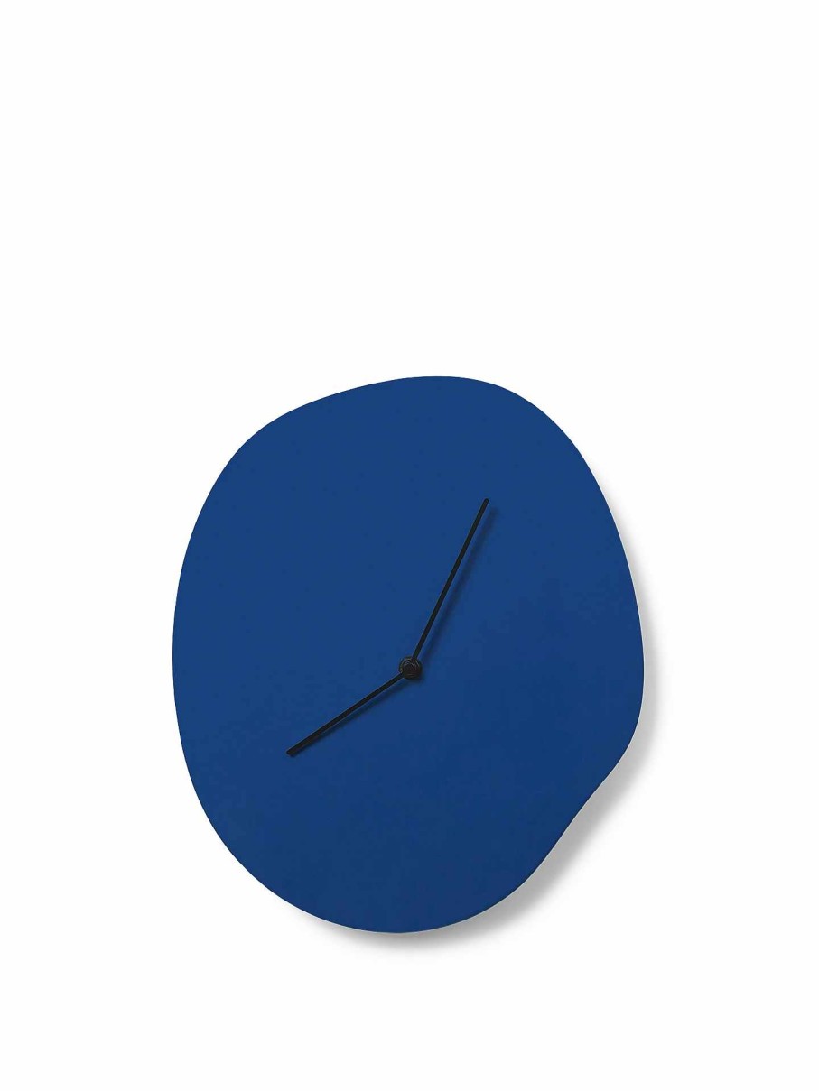 Accessories And Decorations Ferm Living | Melt Wall Clock Blue