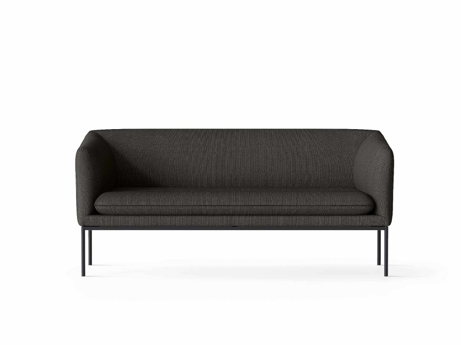 Furniture Ferm Living | Turn Sofa 2 - Black - Steelcut Trio Dark Brown