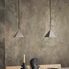 Lighting Ferm Living | Kare Pendant - Tumbled Stainless Steel Dark Grey