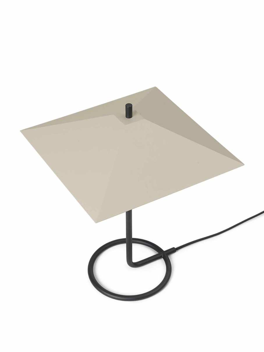 Lighting Ferm Living | Filo Table Lamp Square - Black/ Cashmere