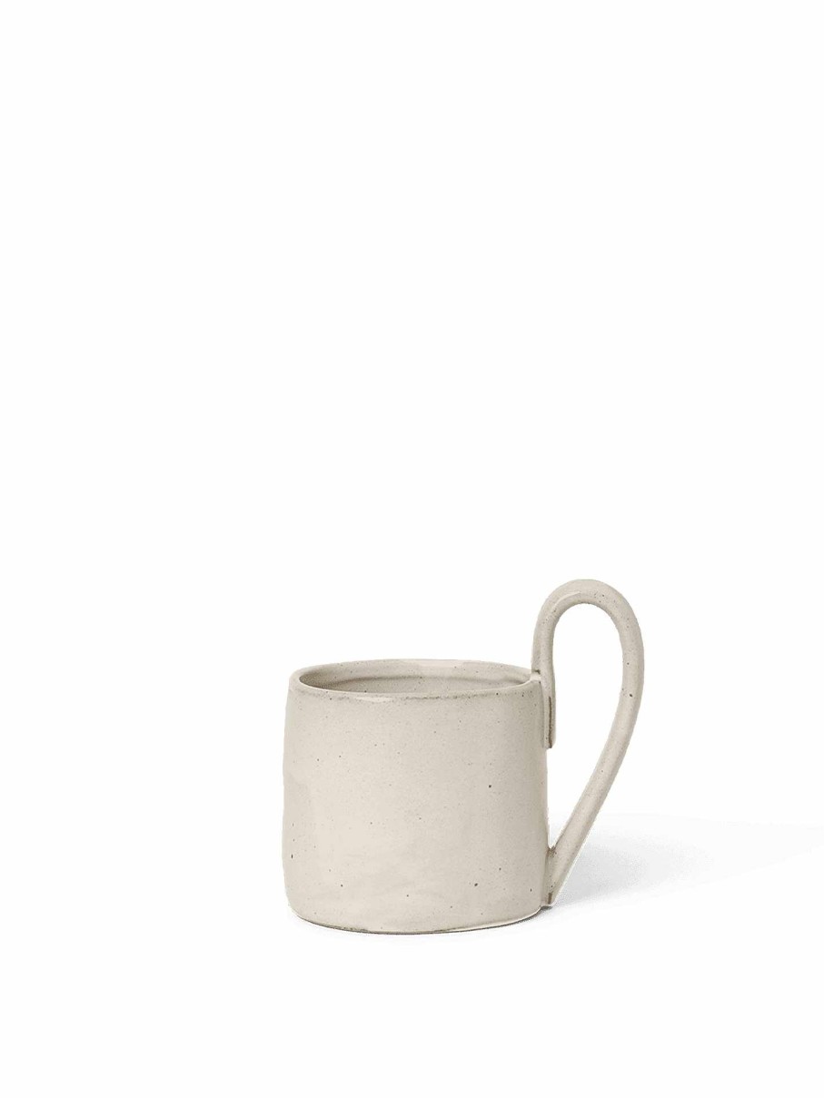 Kitchen Ferm Living | Flow Mug - Off-White Speckle Offwhite