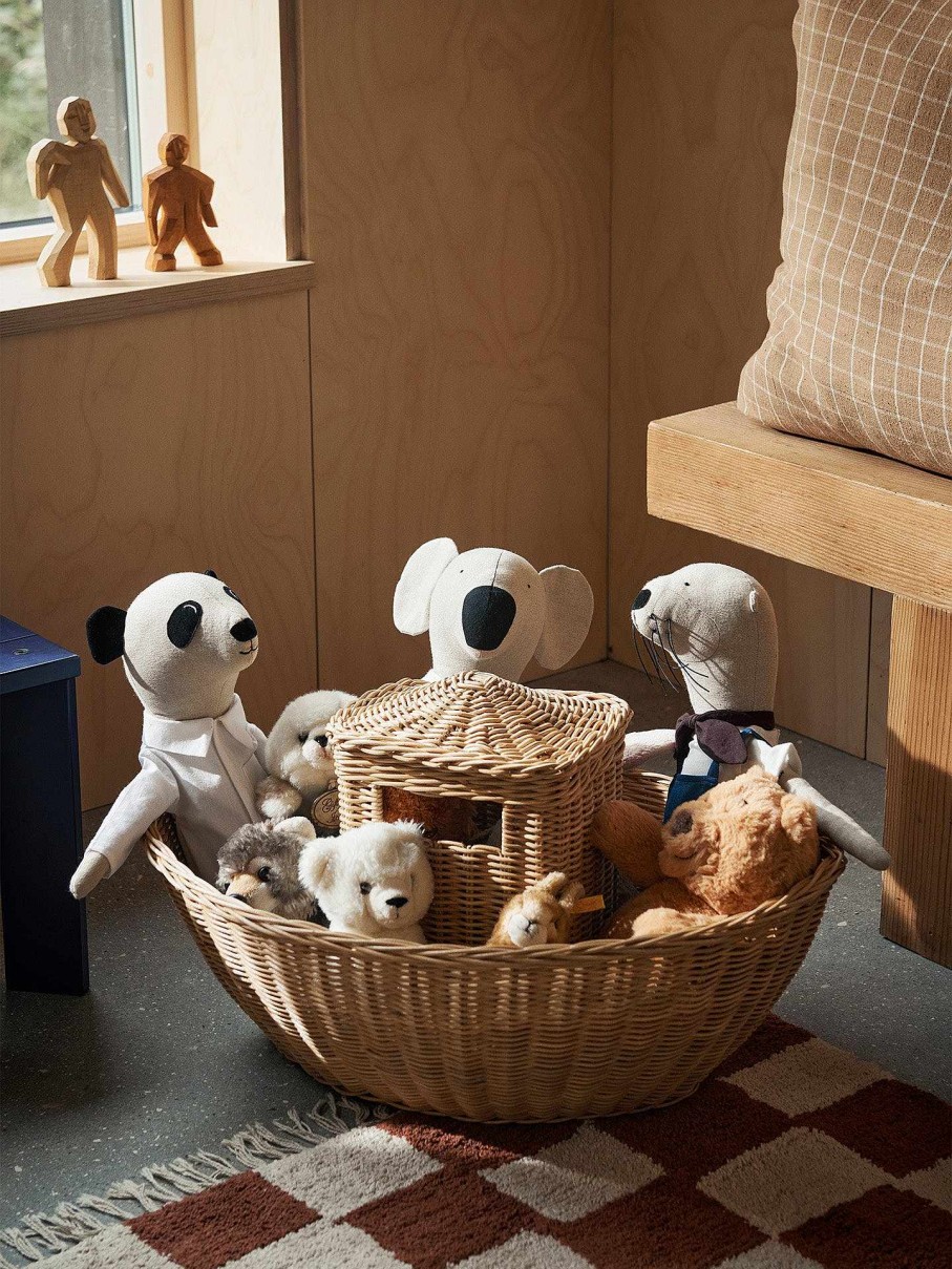 Kids Ferm Living | Otter Teddy - Natural Dusty Blue