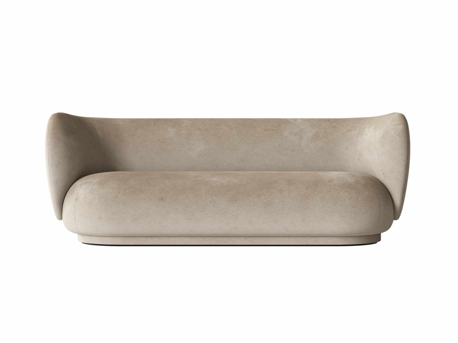 Furniture Ferm Living | Rico Sofa 3 - Faded Velvet Sand