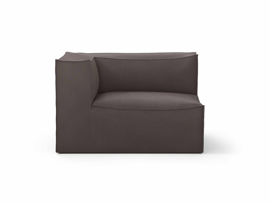 Furniture Ferm Living | Catena Sofa Armrest Left S400 Hot M. Brown