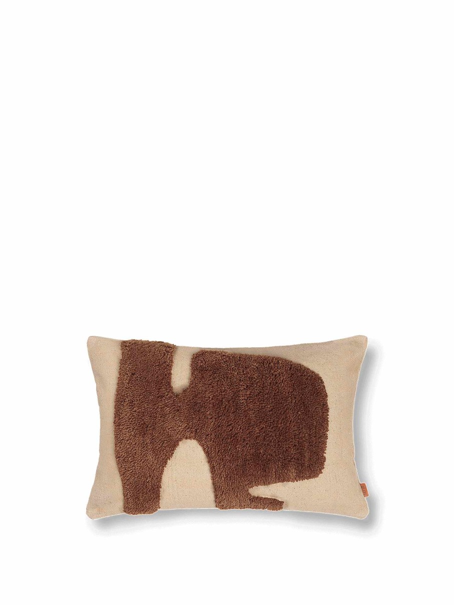 Textiles Ferm Living | Lay Cushion Cover - Rectangular - Sand/ Sugar Kelp