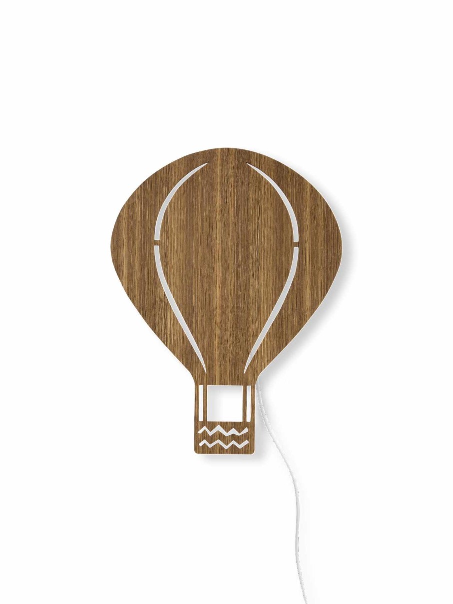 Kids Ferm Living | Air Balloon Lamp Smoked Oak