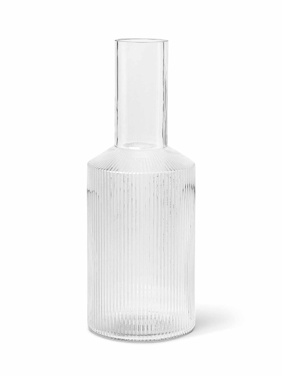 Kitchen Ferm Living | Ripple Carafe Clear