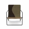 Outdoor Living Ferm Living | Desert Lounge Chair - Black/ Dune