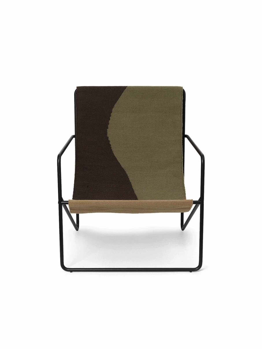 Outdoor Living Ferm Living | Desert Lounge Chair - Black/ Dune