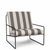 Outdoor Living Ferm Living | Desert 1-Seater - Stripe - Black/ Chocolate