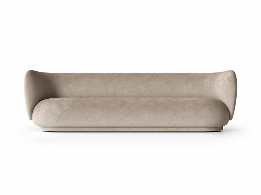 Furniture Ferm Living | Rico Sofa 4 - Faded Velvet Sand