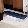 Rugs Ferm Living | Kelim Runner - Merge Dark Blue