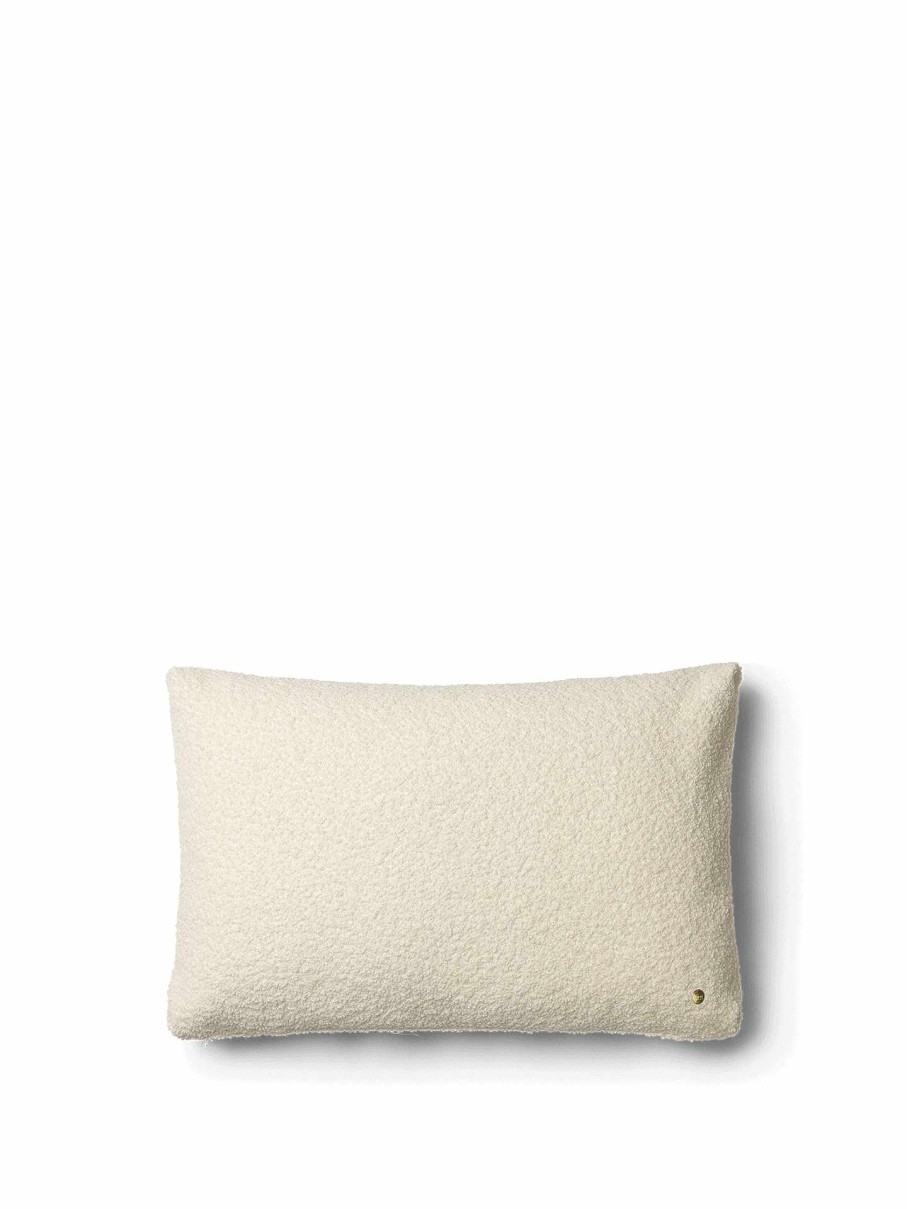 Textiles Ferm Living | Clean Cushion - Wool Boucle - Off-White Offwhite