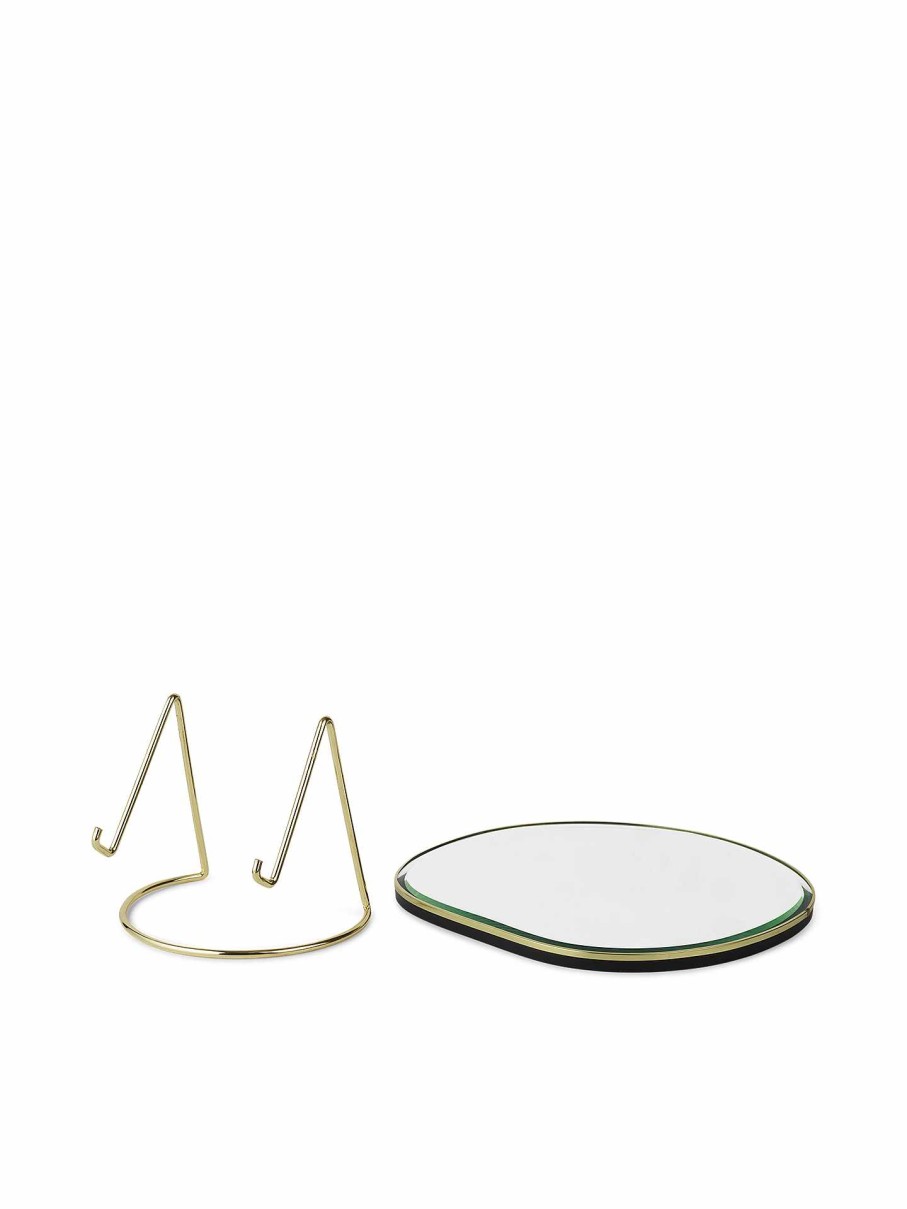 Accessories And Decorations Ferm Living | Pond Table Mirror Brass