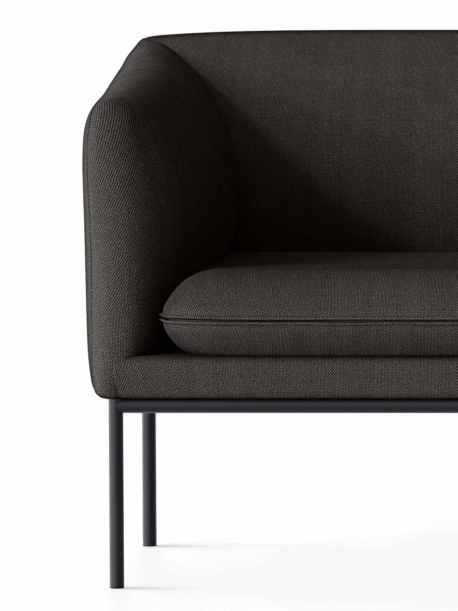 Furniture Ferm Living | Turn Sofa 3 - Black - Steelcut Trio Dark Brown