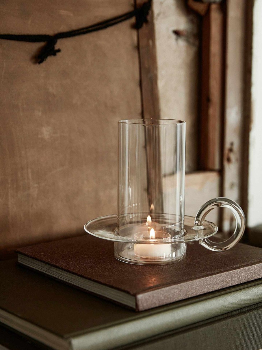 Accessories And Decorations Ferm Living | Luce Candle Holder Clear