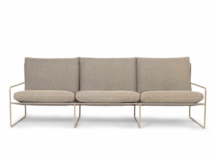 Outdoor Living Ferm Living | Desert 3-Seater - Dolce - Cashmere/ Dark Sand