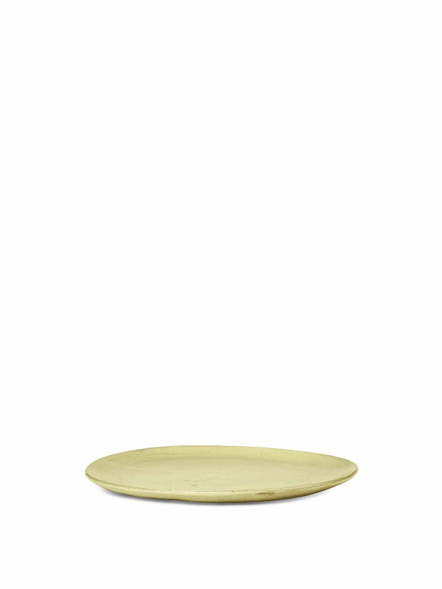 Kitchen Ferm Living | Flow Plate - Medium Speckle Yellow