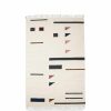 Rugs Ferm Living | Kelim Rug - Triangles - Large Offwhite