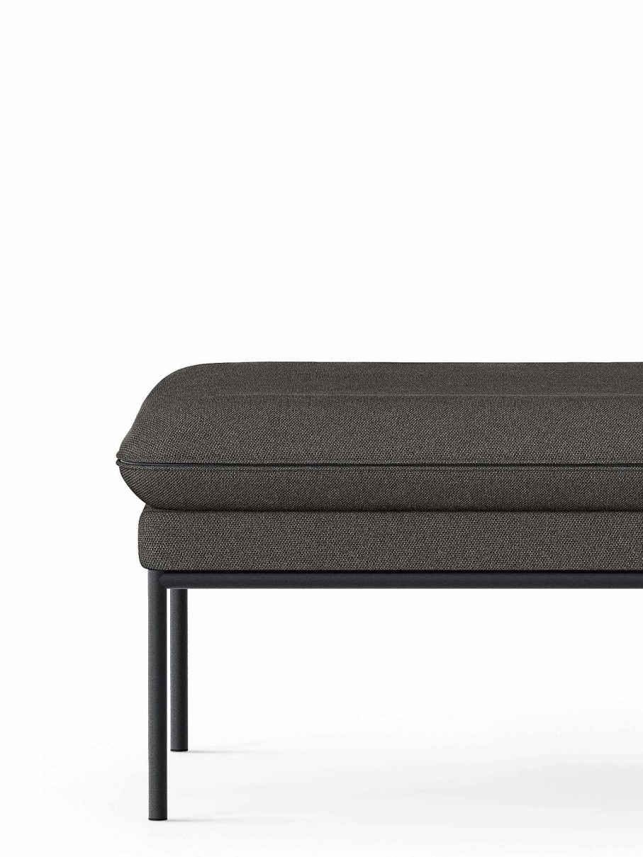 Furniture Ferm Living | Turn Pouf - Black - Steelcut Trio Dark Brown