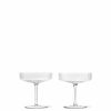 Kitchen Ferm Living | Ripple Champagne Saucers (Set Of 2) Clear